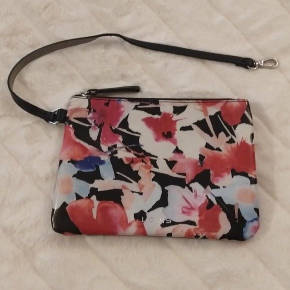 Lodis Floral Leather Wristlet - Picture 3 of 8